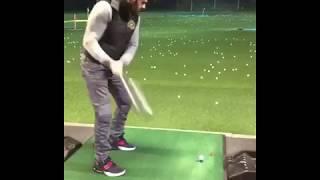 Maniesh Paul Hits Great Golf Shot