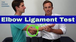 Elbow Lateral Collateral Ligament Test  Elbow Ligament Test  Elbow LCL Test