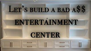 Building the ULTIMATE Entertainment Center DIY woodworking Step by Step