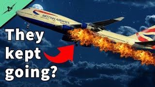 BURSTING into flames seconds after takeoff - British Airways 268