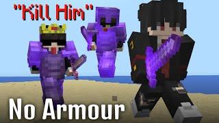 No Armour Challenge in Deadliest Minecraft SMP  Lapata SMP S4-6