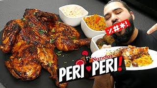 Peri Peri Chicken with Spicy Rice Olives and Coleslaw  Halal Chefs Original Peri Peri Chicken