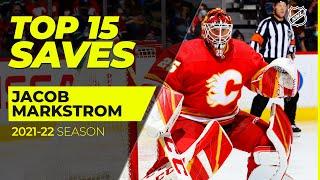 Top 15 Jacob Markstrom Saves from 2021-22  NHL