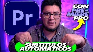 Subtitulos AUTOMATICOS con PREMIERE PRO