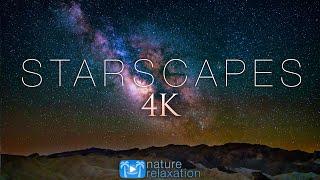 STARSCAPES 4K Stunning AstroLapse Ambient Film with Space Music for Deep Relaxation & Sleep