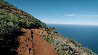 Hiking in Tenerife Canary Islands. 16km loop trail from Cruz Del Carmen to Chinamada and back.