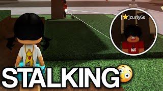 STALKING People With STAR in ROBLOX Da Hood  Funny