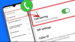 How to Turn onTurn off Call Barring on Android