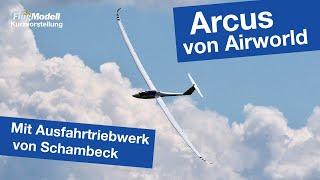 Arcus in 127 mit 74 m Spannweite von Airworld - Kurzvorstellung für FlugModell von Alex Obolonsky