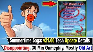 Summertime Saga v21.0 Update Is A Disappointment Update Details