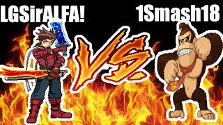 Sir ALFALLOYD VS 1SMASH18DK part2 ssf2 online