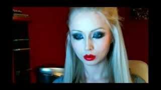 Valeria Lukyanova Amatue MakeUp - gothic