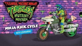 TMNT Mutant Mayhem Ninja Kick Cycle with Leonardo Instructional Video