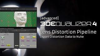3DEqualizer4 R4 advanced - Lens Distortion Pipeline  Export Distortion Data to Nuke