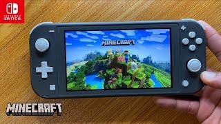 Minecraft Nintendo Switch Lite Gameplay
