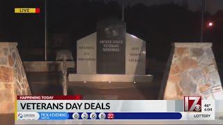 Veterans Day deals and freebies