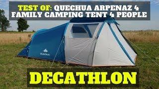 Test of Quechua Arpenaz 4 family camping tent 4 people - DECATHLON