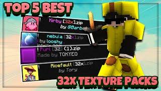 Top 5 BEST 32x Bedwars Texture Packs - 1.8.9 FPS Boost