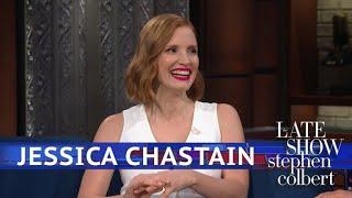 Jessica Chastain Is Learning Dirty Italian Words