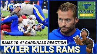 LOCKED ON RAMS POSTCAST Kyler Murray and the Arizona Cardinals THUMP the Los Angeles Rams 41-10