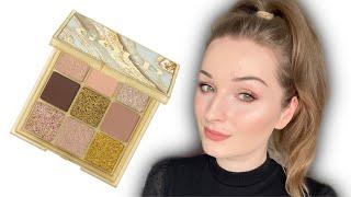 *NEW* HUDA BEAUTY GOLD OBSESSIONS PALETTE SWATCHES