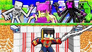 Minecraftta MUTANT KIYAMETİ vs SÜPERKAHRAMAN SIĞINAĞI 