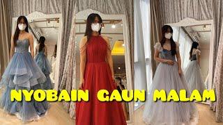 COBAIN GAUN MALAM  WEDDING DRESS VLOG  PART2