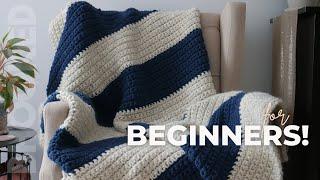 How to Crochet a Blanket Step-by-Step for Complete Beginners