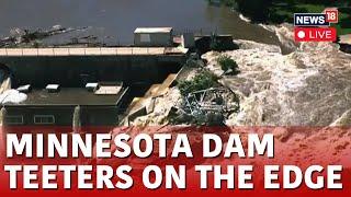 Rapidan Dam Live  Minnesota Dam On The Brink Of Collapse Live  Mankato Live  Dam Failure  N18G