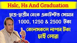 ছোৱালীসকলৰ বেংক একাউন্টত সোমাব টকা  আবেদন কেতিয়া  Assamese News Inform