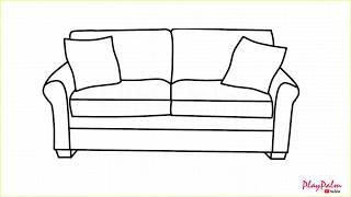 How to draw a Sofa