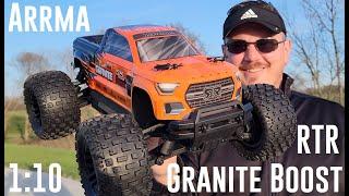 Arrma - Granite Boost - 110 RTR Monster Truck - Maiden Run