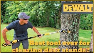 Dewalt Pole Saw Battery Operated - Out of Box Review - Work Smarter not Harder