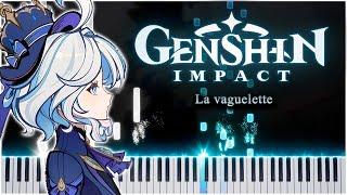 La vaguelette Genshin Impact 【 PIANO TUTORIAL 】