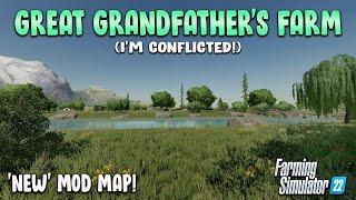 NEW MOD MAP “GREAT GRANDFATHER’S FARM” MAP TOUR  Farming Simulator 22 Review PS5.