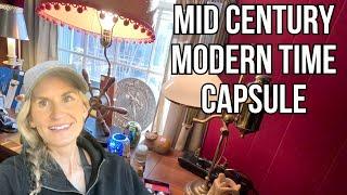 Mid Century Modern Time Capsule Shop an Estate Sale with me
