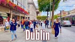 Dublin City centre walking tour 2024  Dublin Ireland 4k OConnell street Dublin walk  UHD 60fps