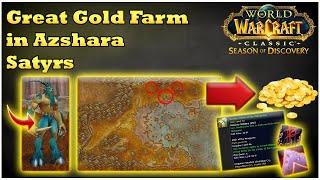 Gold Felcloth and Runecloth Farm in Azshara WoW SoD & WoW Classic