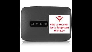 How to recover a MiFis lost or forgotten WiFi key