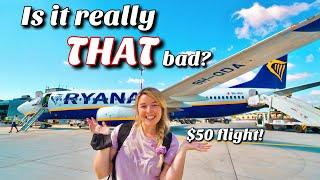 Flying on Europes WORST Airline  Flying to Italy with Ryanair  HONEST Ryanair Review  Italy Vlog