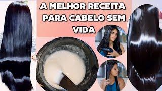 A MELHOR HIDRATAÇÃO CASEIRA PRO CRONOGRAMA CAPILAR #CronogramaCapilar #receitas#hidratação#hair