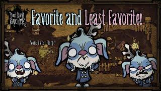 My Favorite And Least Favorite Things About Every Survivor Dont Starve Together