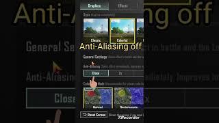 Best Pubg Mobile Graphics Settings For High FPS