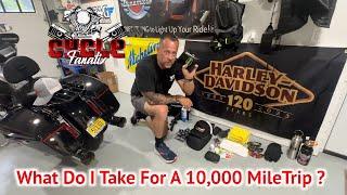 10000 Mile Motorcycle Trip Packing Tips #cyclefanatix #kemimoto