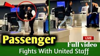 brendan langley fight videoEx-NFL Player Beats Up United Airlines Employee in Bloody Brawl