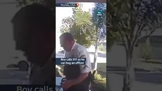 A boy called 911 so he could hug an officer #itvnews #usa #crime