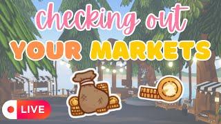 Checking Out YOUR Market Stands + Buying Stuff 🩷  Wild Horse Islands