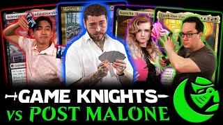 Post Malone Plays Magic The Gathering  Game Knights 45  Commander Gameplay EDH
