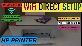 HP Printer WiFi Direct Setup