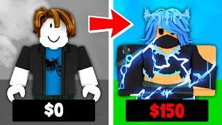 Noob Spends $15000 Robux to PAY TO WIN in Roblox Bedwars..